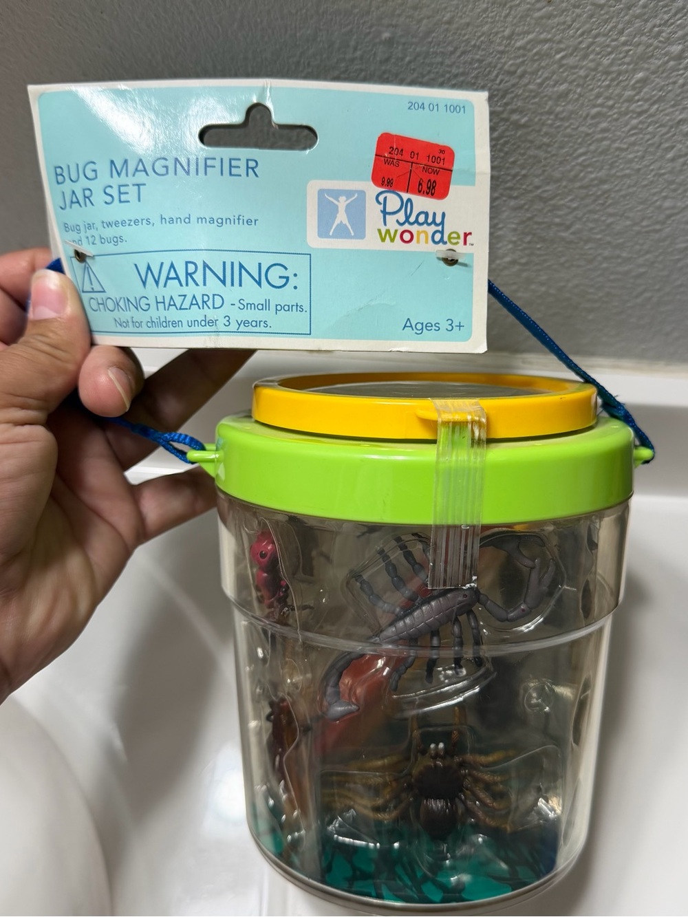 Vintage Bug Magnifier Jar Set